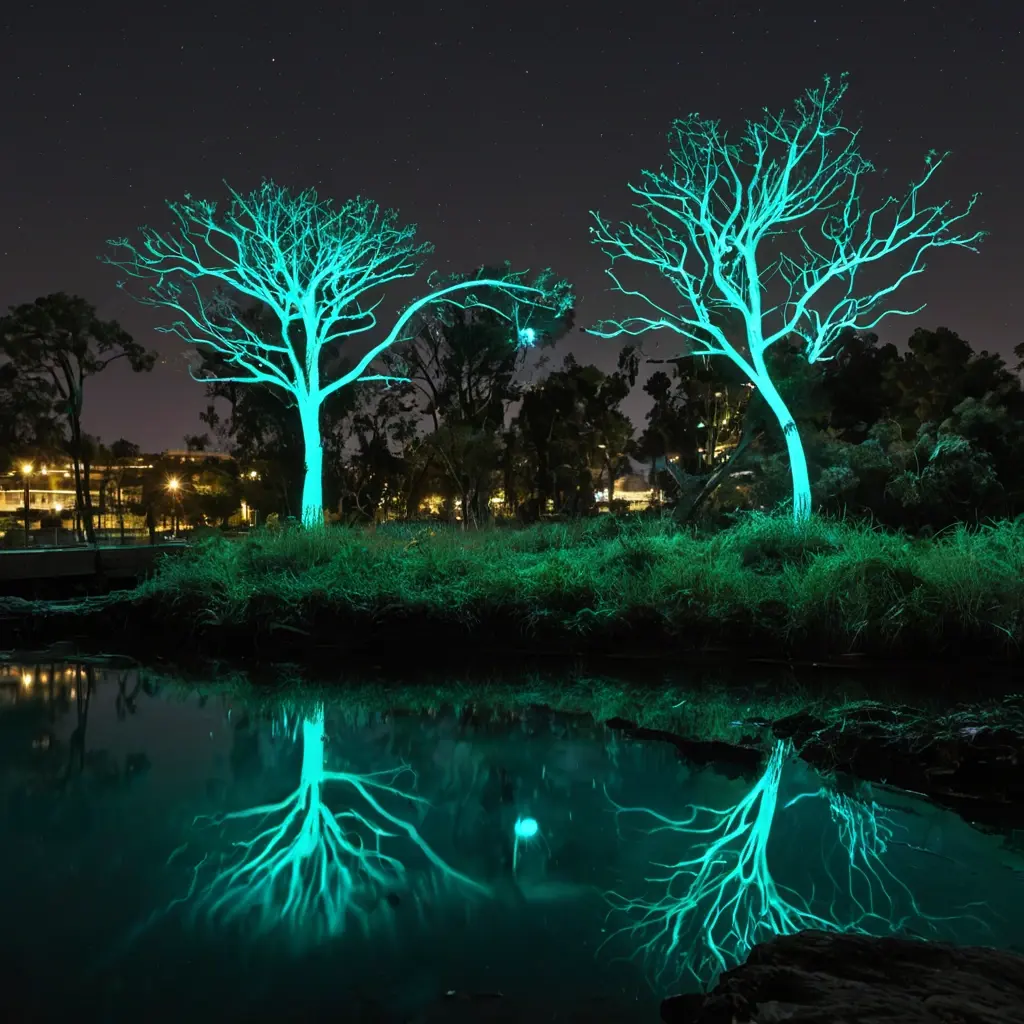 Как биолюминесцентные организмы могут вдохновить на создание устойчивых источников света в экологически чистых городах.